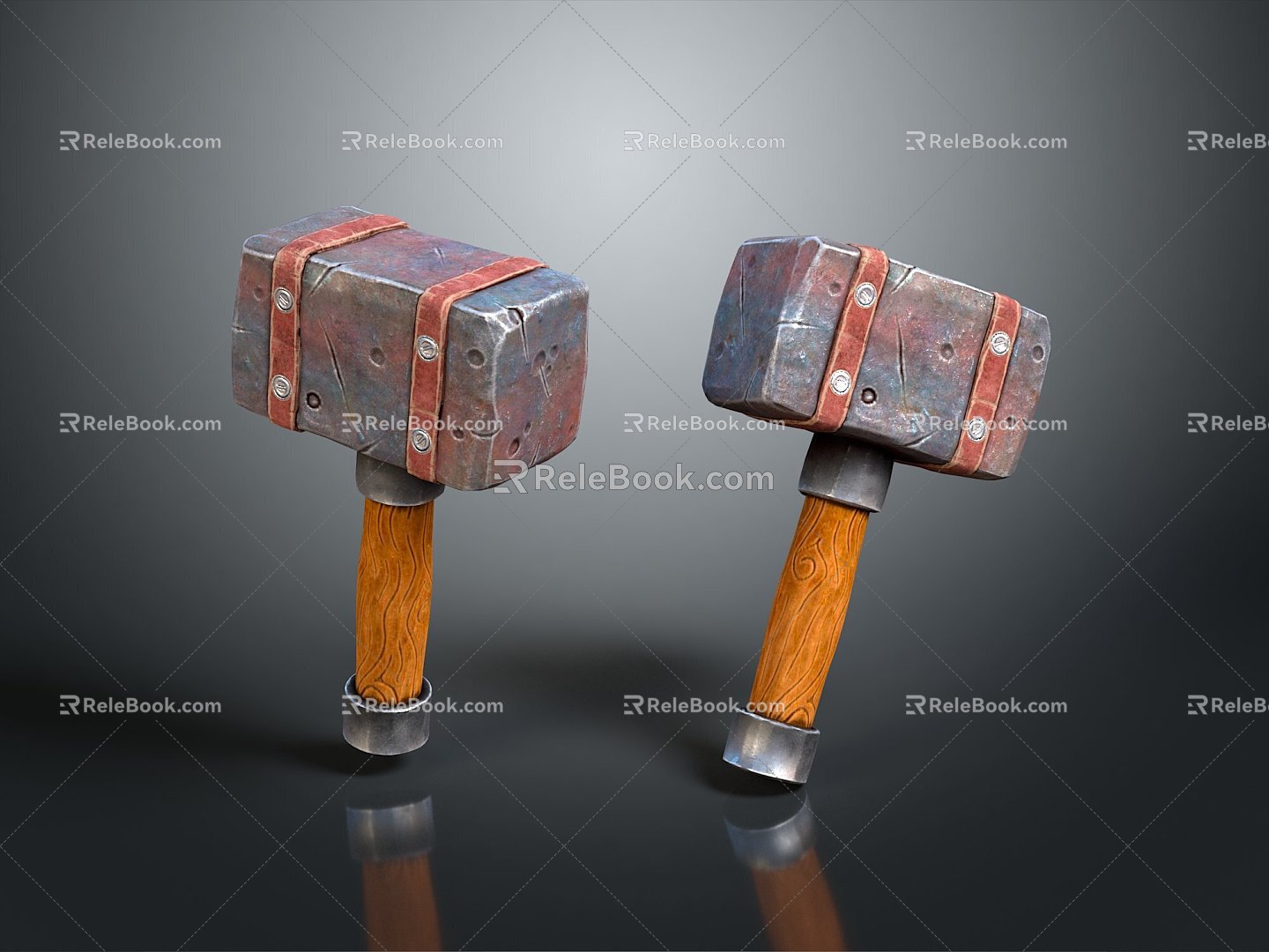 Hammer Horn Hammer Hammer Nail Rinker Hammer Hammer Hammer Hammer Rusty Hammer 3d model