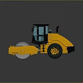 Heavy Duty Yellow Road Roller with Cabin for Construction Machinery Equipment