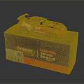 Red Sports Car Model by Tarmac Works Detailed Design Displayed on Branded Box