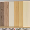 Various Wood Grain Wall Panels With Different Color Options For Interior Design 3d model