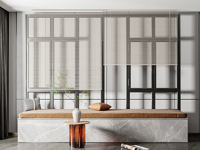 Modern Bay Window Blinds model