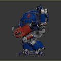 Modern Robot Mech Warrior Mech Soldier Machine Battlearm Mechanical Battlearm 3d model