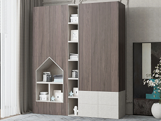 Modern wardrobe 3d model