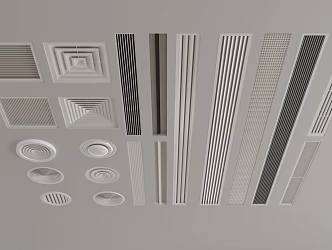 Air conditioning outlet 3d model
