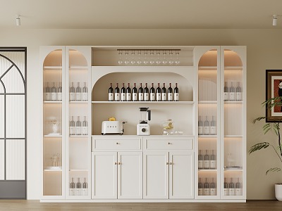 French Wine Cabinet model