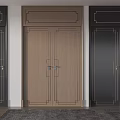 Single door 3d model