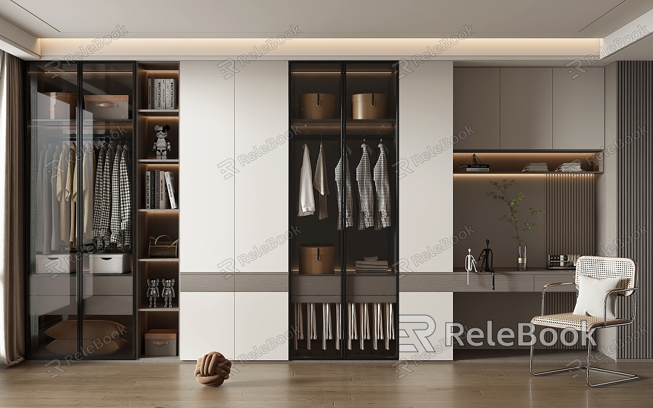 Modern Wardrobe Home Cloakroom model