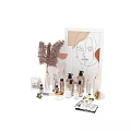 Modern Daily Washing Products Display With Luxury Bottles And Aromatherapy Decor