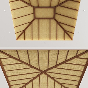 Southeast Asian Thai Ceiling 3d model