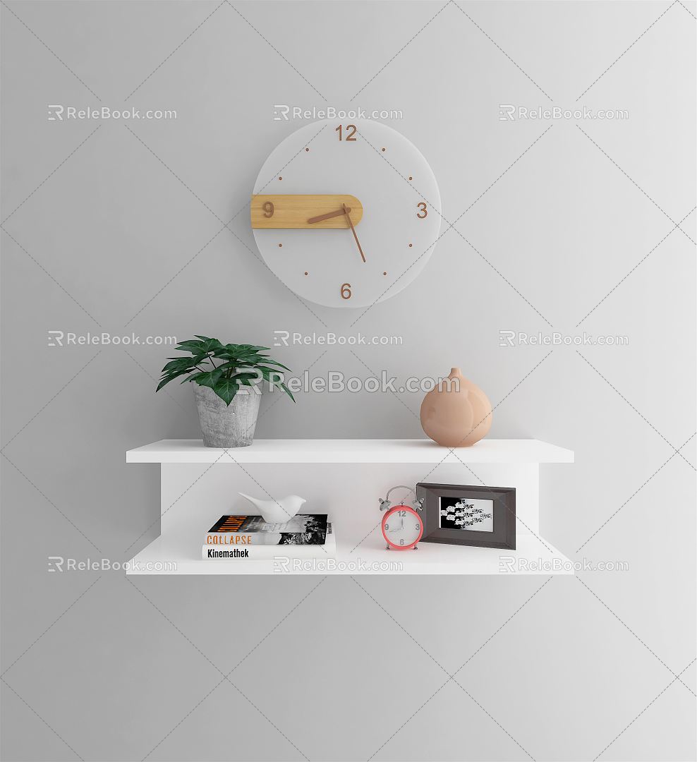 Modern Clock 3d model