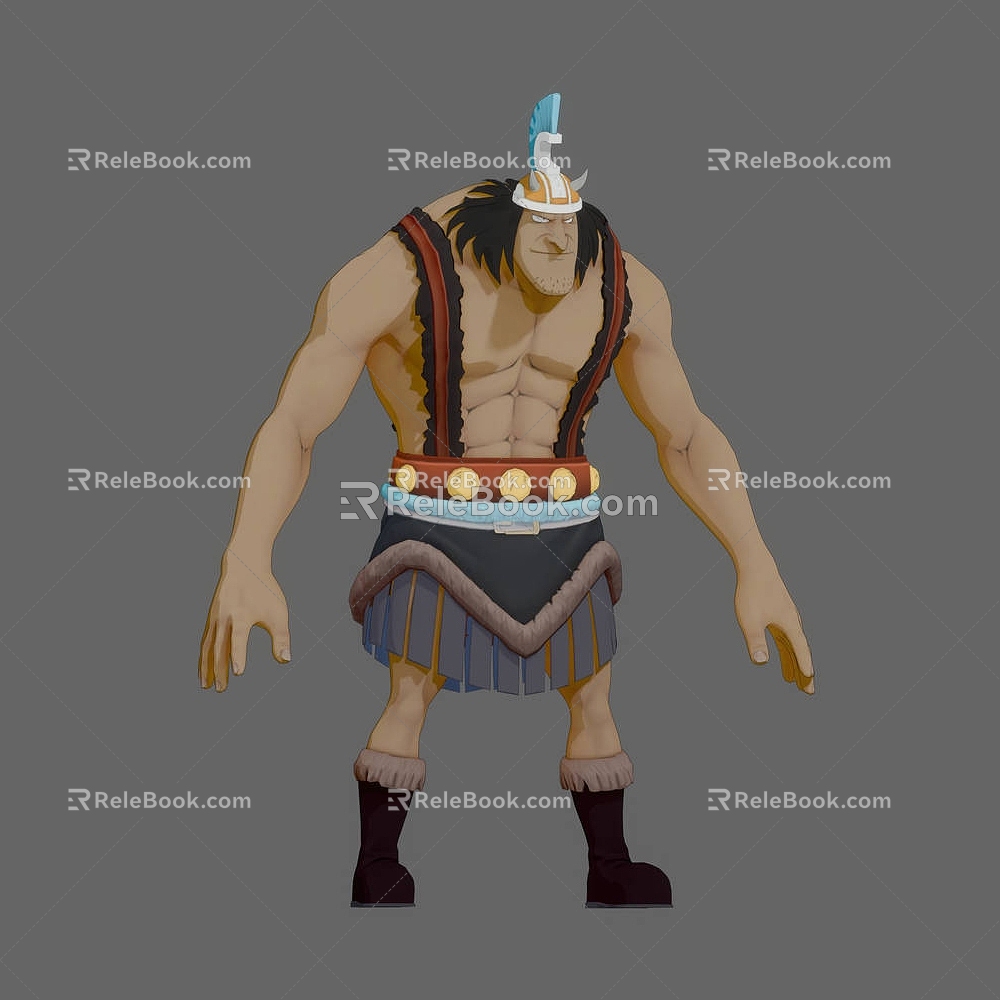 One Piece Giant Clan Cassie Cartoon Animation Movie Cassie One Piece Giant Clan Cartoon Warrior Soldier 3d model