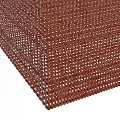 Red Woven Texture Cube Decorative Ornament Set With Small Holes Design 3d model
