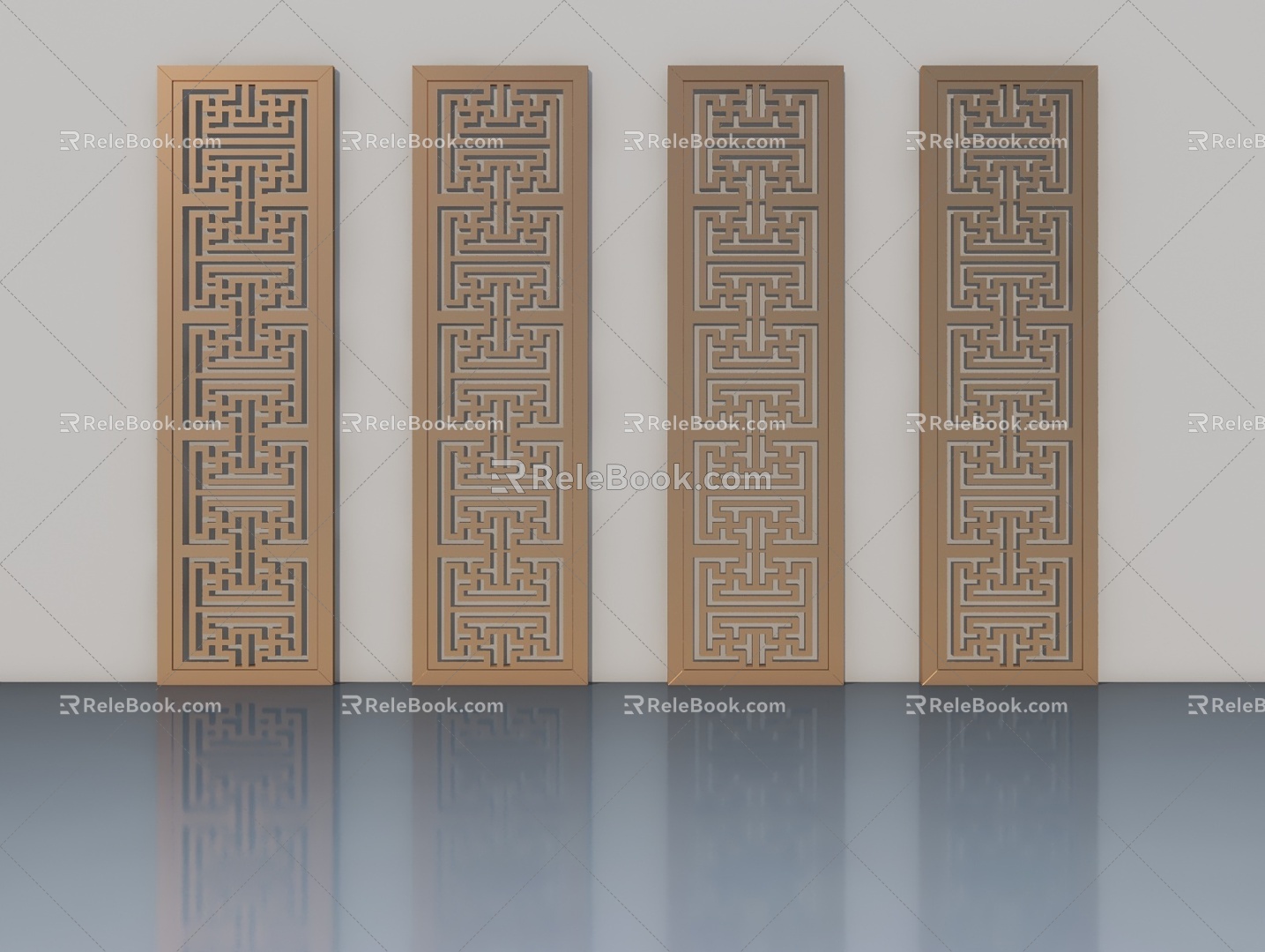 Decorative collocation 3d model