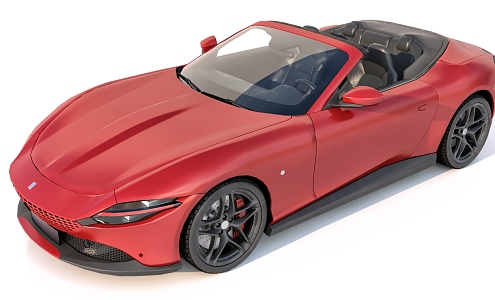 Ferrari sports car Cabriolet sports car Vehicle 3d model