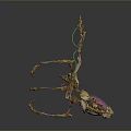 Machine Spider Mechanical Spider Robot 3d model