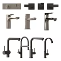 Modern Kitchen and Bathroom Faucets with Various Styles and Metal Finishes