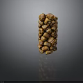 Fresh Brown Dates Stacked In Natural Pile For Healthy Snacking
