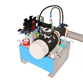 High Precision Automated Industrial Equipment Featuring Mechanical Arm Control Panel And Conveyor Parts