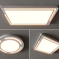 Ceiling lamp round ceiling lamp square geometric combination bedroom living room children's room simple ceiling lamp 3d model