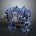 Industrial LOFT Robot Mech Warrior Mech Soldier Machine Battlearm Mechanical Battlearm 3d model