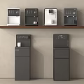 Stylish Modern Daily Appliances With Countertop And Floor Standing Models In Black And White