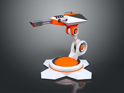 laser tower turret turntable sci-fi tower defense game tower defense sci-fi turret game turret game turret model