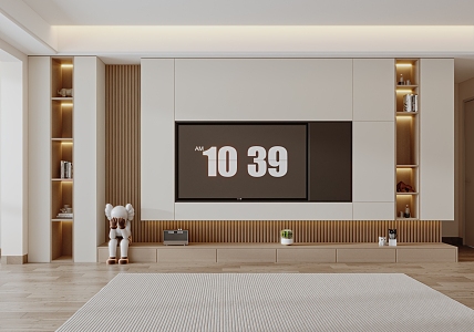 Modern TV Cabinet Background Wall TV Cabinet Background Wall 3d model