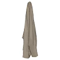 Beige Knitted Textured Towel Hanging On Wall For Simple Daily Use