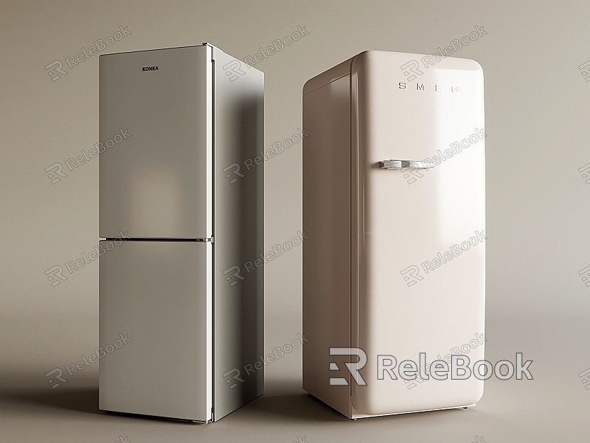 Single-door double-door refrigerator French single-door refrigerator model