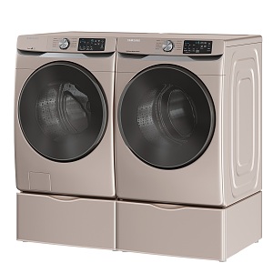 modern washing machine samsung washer dryer laundry 3d model