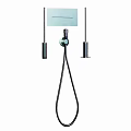 Sleek Bathroom Accessories With Wall Mounted Handheld Shower Control Knob And Flexible Hose