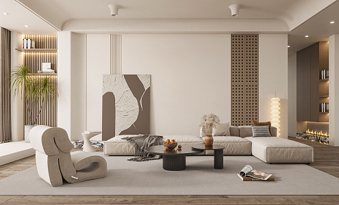 The Silent Living Room 3d model