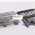 Stone Wood Vintage Rustic Wooden Pallets With Old Textured Planks For Decorative Use