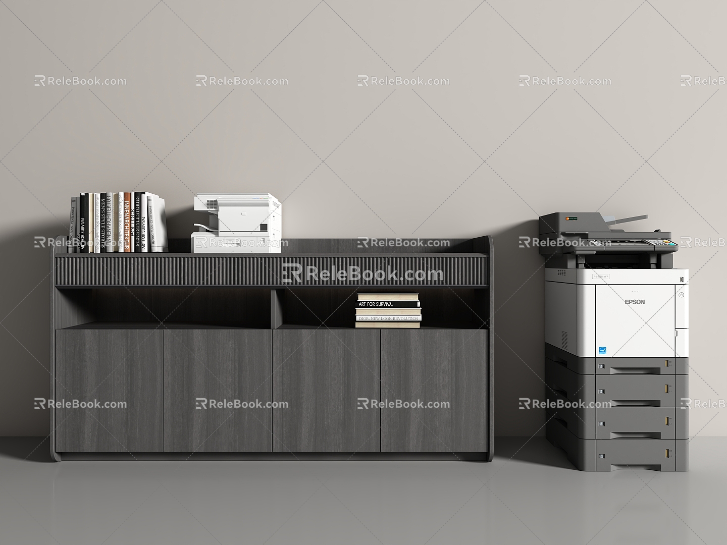 Bookcase Cabinet 3d model