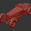 Hyundai Classic Car Mercedes-Benz 3d model