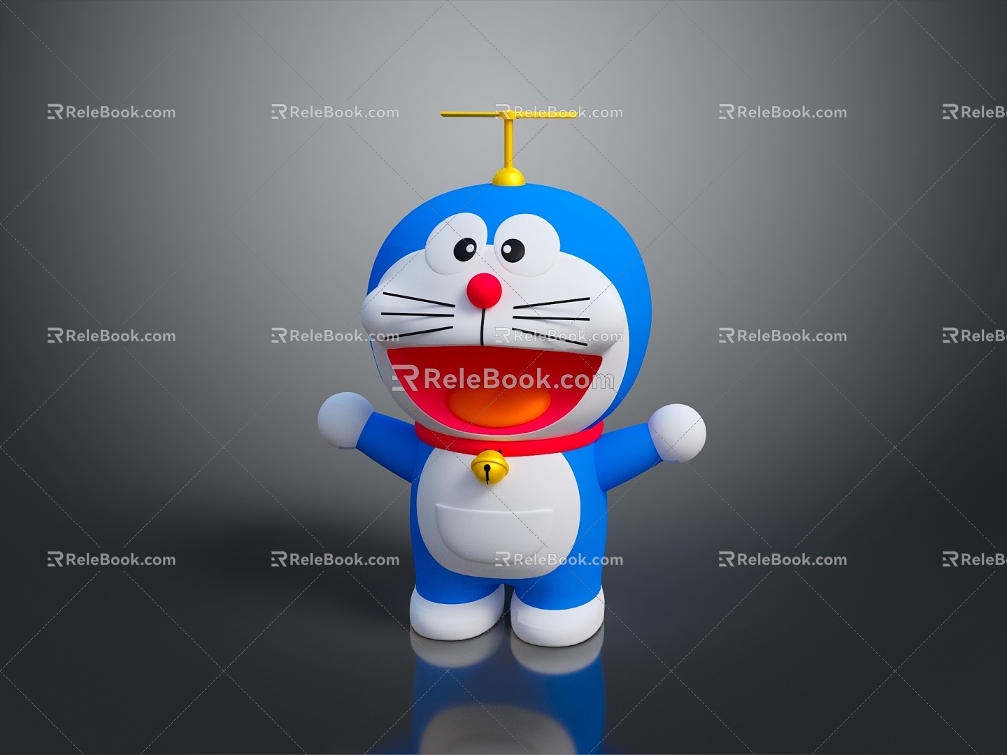 Doraemon Dingdang Cat Doraemon Virtual Character Virtual Character Movie Character Game Character 3d model