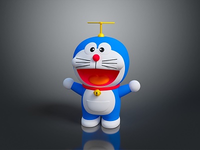 Doraemon Dingdang Cat Doraemon Virtual Character Virtual Character Movie Character Game Character 3d model