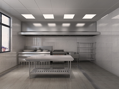 Modern Kitchen Commercial Kitchen model