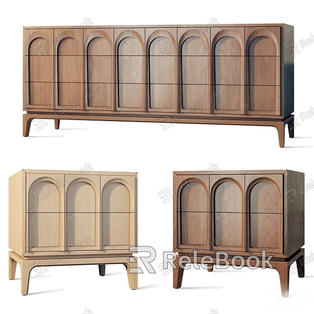 Bedside Cabinet Decorative Cabinet TV Cabinet model