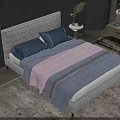 Style Commodity Bed 3d model