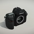 Nikon Professional Digital Camera With Black Body And Ergonomic Control Layout