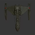 Futuristic Cosmic Spaceship Detailed Design With Aerodynamic Exterior And Green Accents