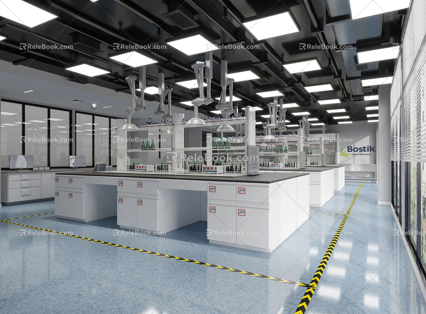 Modern Laboratory 3d model