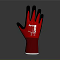 Professional Power Glove with Red and Black Design for Daily Use