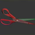 Essential Fiskars Red Handle Household Scissors With Silver Blades For Daily Cutting