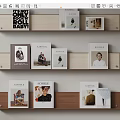 Natuzzi Bookshelf Storage Rack Books and Periodicals Reading 3d model