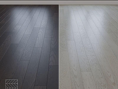 Modern Wood Flooring 3d model