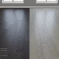 Dark And Light Hardwood Flooring For Home Decor 3d model