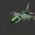 Sleek Modern Fighter Jet With Blue White Camouflage Missiles And Aerodynamic Design