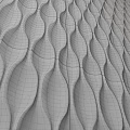 Elegant Wall Paneling Design With Textured Surface And Classic Pattern Detail 3d model